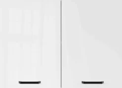 Küchenschrank Bianco - 80x36x58cm - 2 Türen - Hochglanz weiß