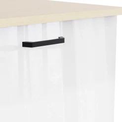 Küchenschrank Bianco - 60x60x141cm - 1 Tür - Hochglanz weiß
