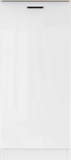 Küchenschrank Bianco - 60x60x141cm - 1 Tür - Hochglanz weiß
