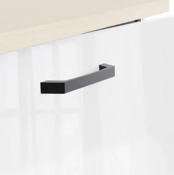 Küchenschrank Bianco - 60x60x90cm - 1 Tür - Hochglanz weiß