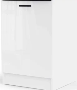 Küchenschrank Bianco - 60x60x90cm - 1 Tür - Hochglanz weiß