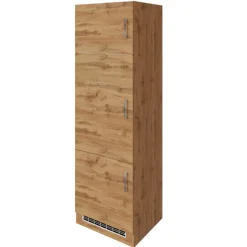 Küchenschrank für Kühlschrank Sorrella 60cm 3 Türen - Eiche