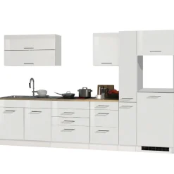 Held Küchenset Mailand | Geräte nicht enthalten | High Glossy White