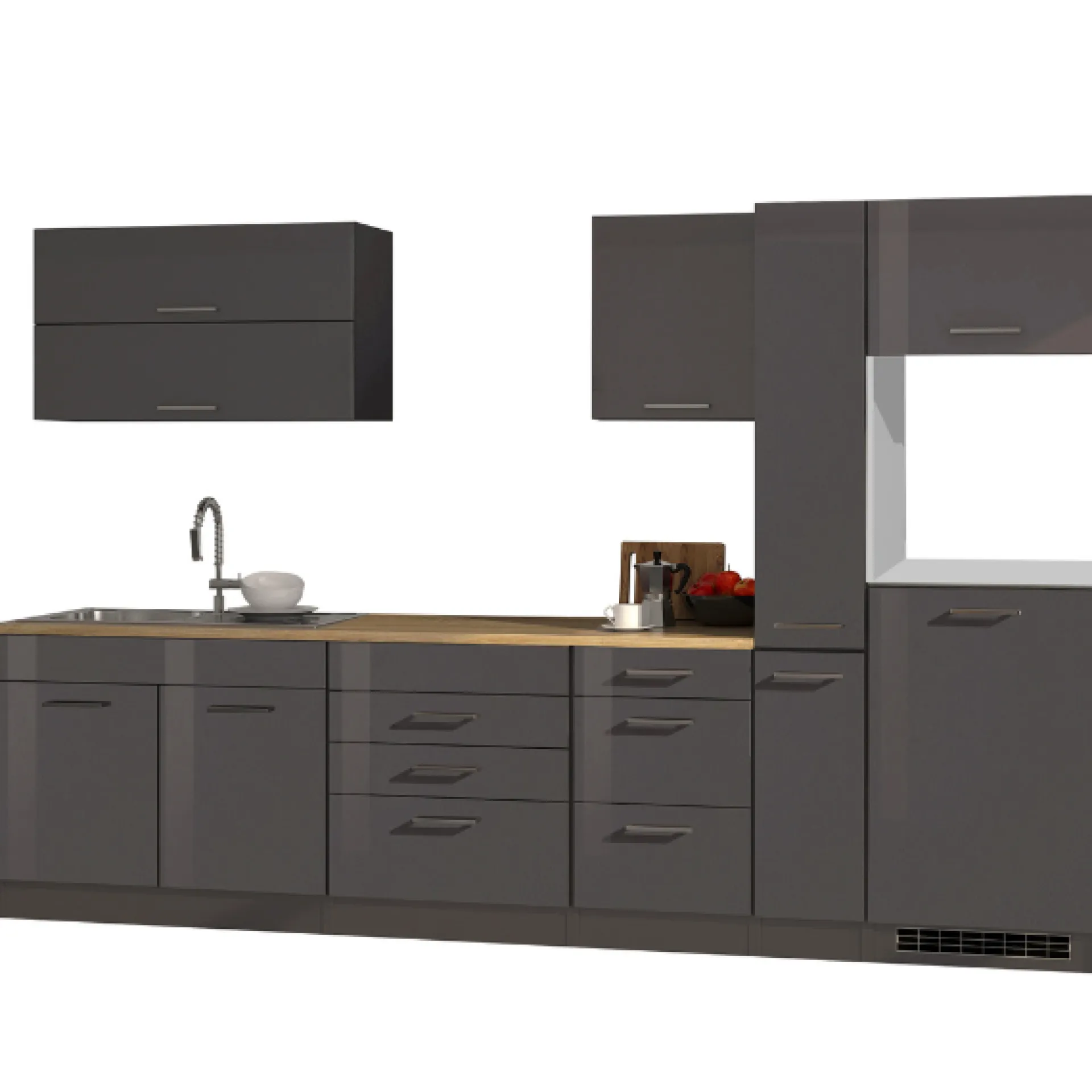 Held Küchenset Mailand | Geräte nicht enthalten | Sonoma Grey Oak