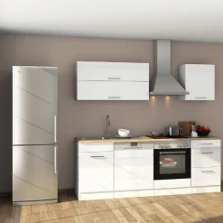 Küchenunterschrank Ragnar 50cm mit 1 Tür und 1 Schublade - weiß