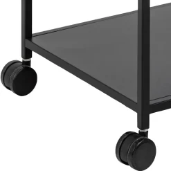 Küchenwagen Nebas 78cm - schwarz