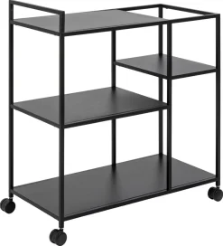 Küchenwagen Nebas 78cm - schwarz