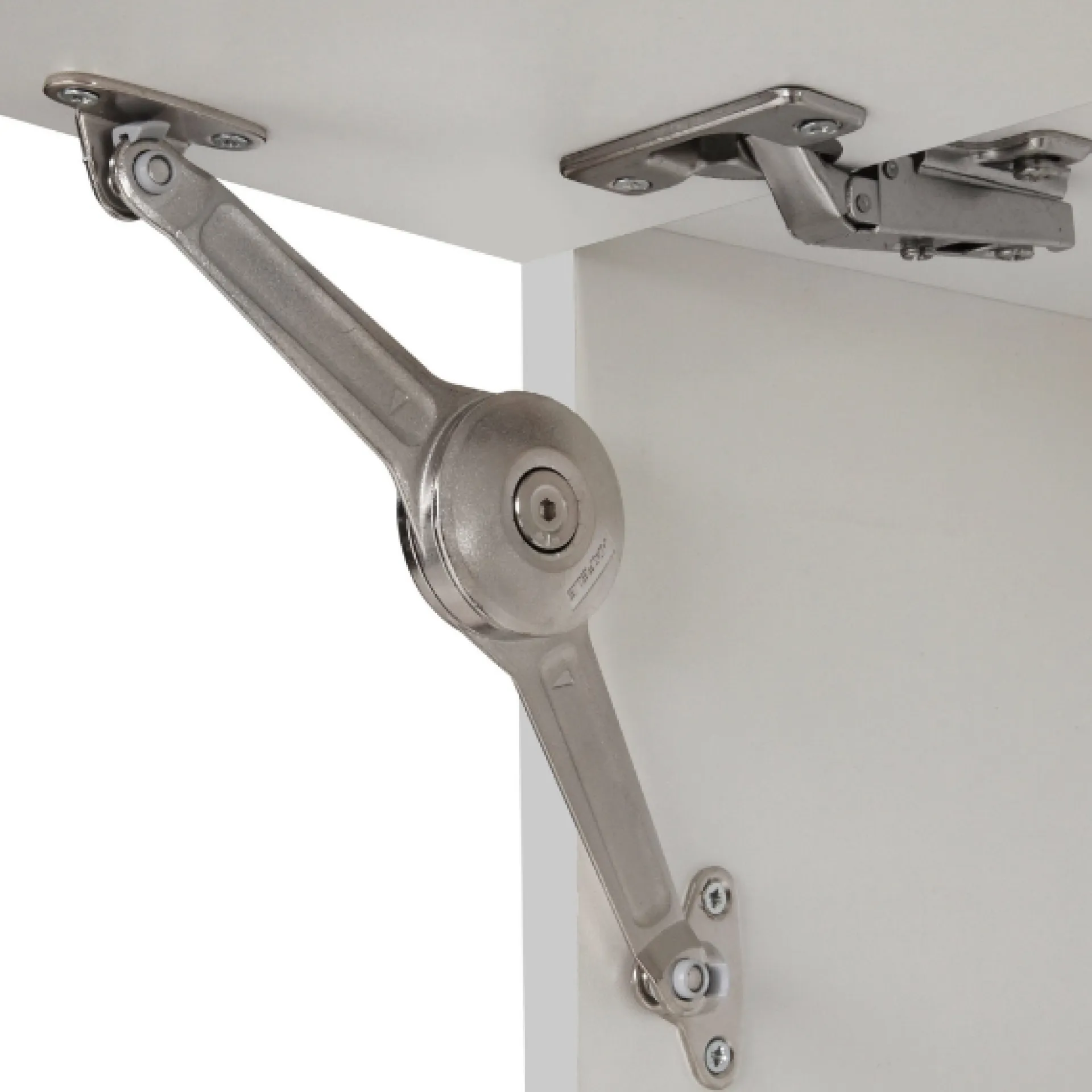 Held Küchenzeile in L-Form Sorrella 270cm mit Backofen, Geschirrspüler und Kühlschrank - weiß/Eiche