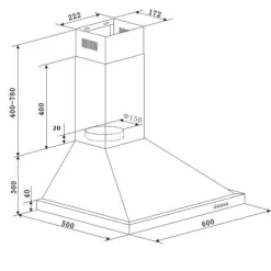 Held Küchenzeile Ragnar 320cm mit Backofen - Hochglanz