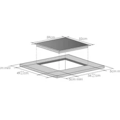 Held Küchenzeile Ragnar 340cm mit Backofen, Mikrowelle, Geschirrspüler und Kühlschrank - hochglänzend weiß