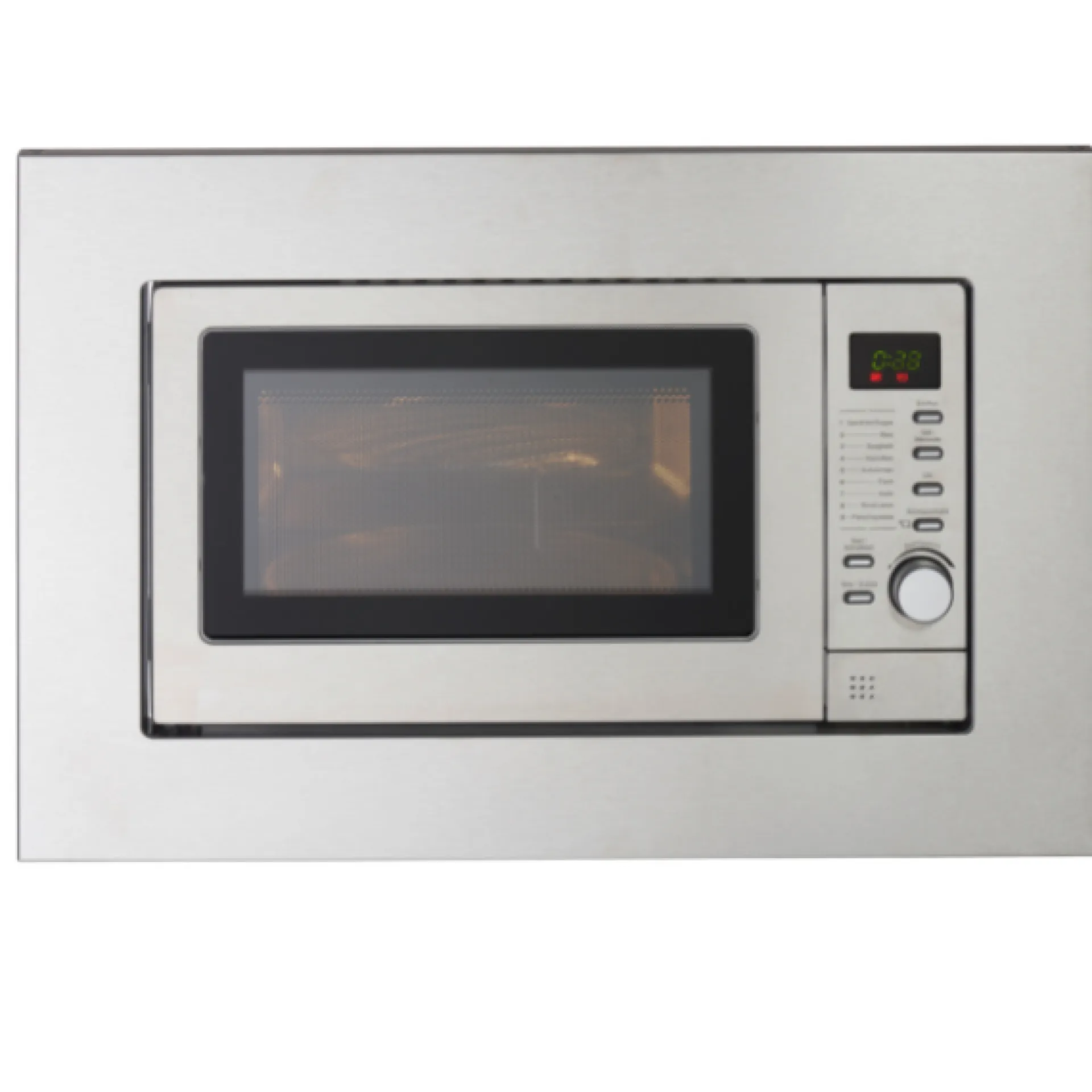 Held Küchenzeile Ragnar 370cm mit Backofen, Mikrowelle, Geschirrspüler und Kühlschrank - hochglänzend weiß