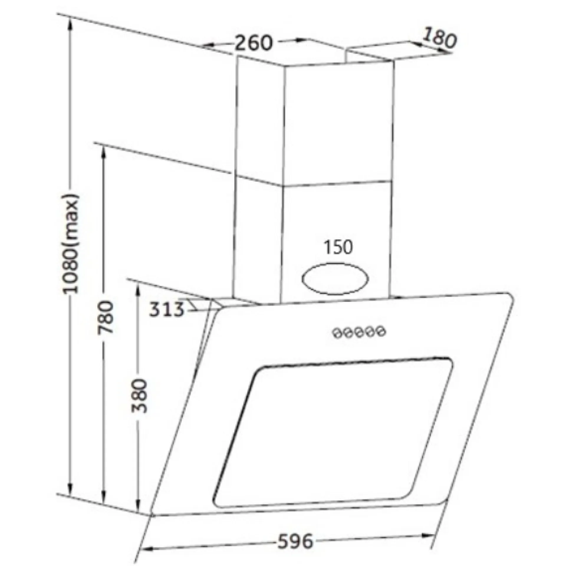 Held Küchenzeile Ragnar 370cm mit Backofen, Mikrowelle, Geschirrspüler und Kühlschrank - hochglänzend weiß