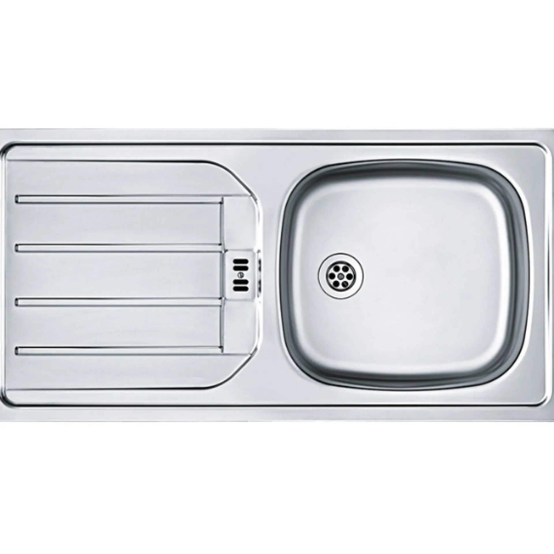 Held Küchenzeile Ragnar 370cm mit Backofen, Mikrowelle, Geschirrspüler und Kühlschrank - hochglänzend weiß