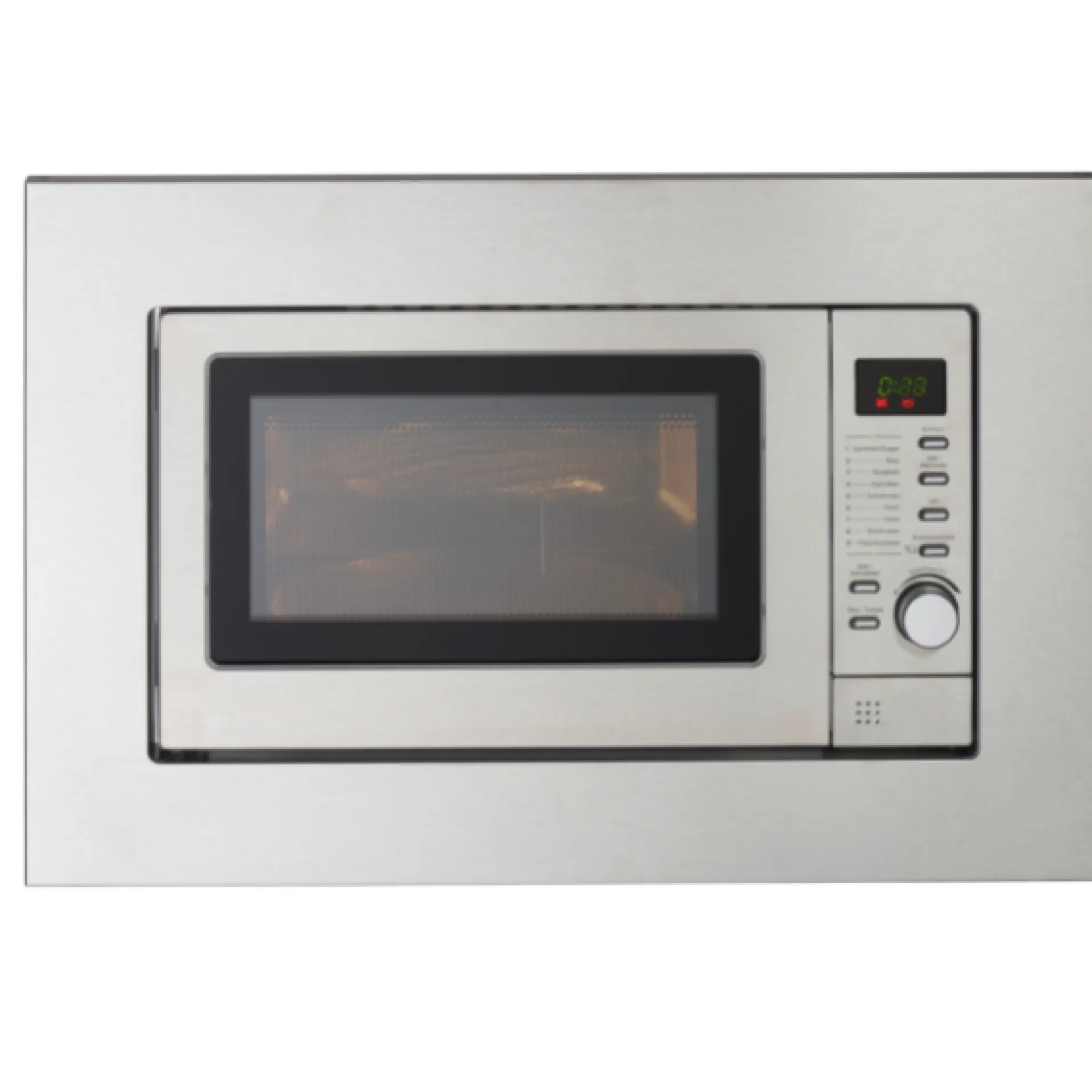 Held Küchenzeile Ragnar 370cm mit Backofen, Mikrowelle, Geschirrspüler und Kühlschrank - hochglänzend weiß
