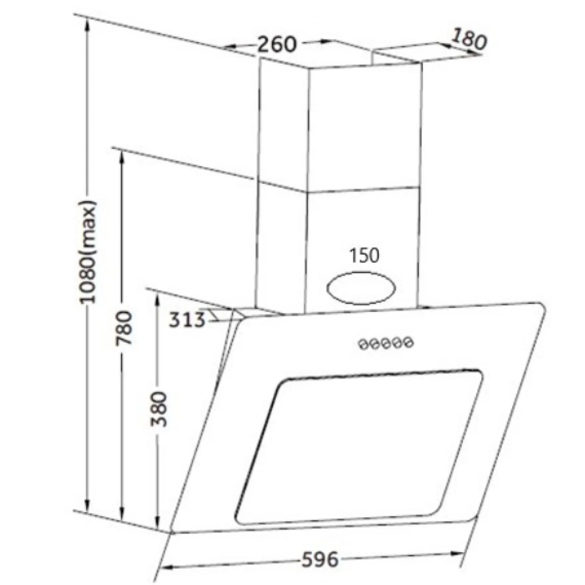 Held Küchenzeile Ragnar 370cm mit Backofen, Mikrowelle, Geschirrspüler und Kühlschrank - hochglänzend weiß