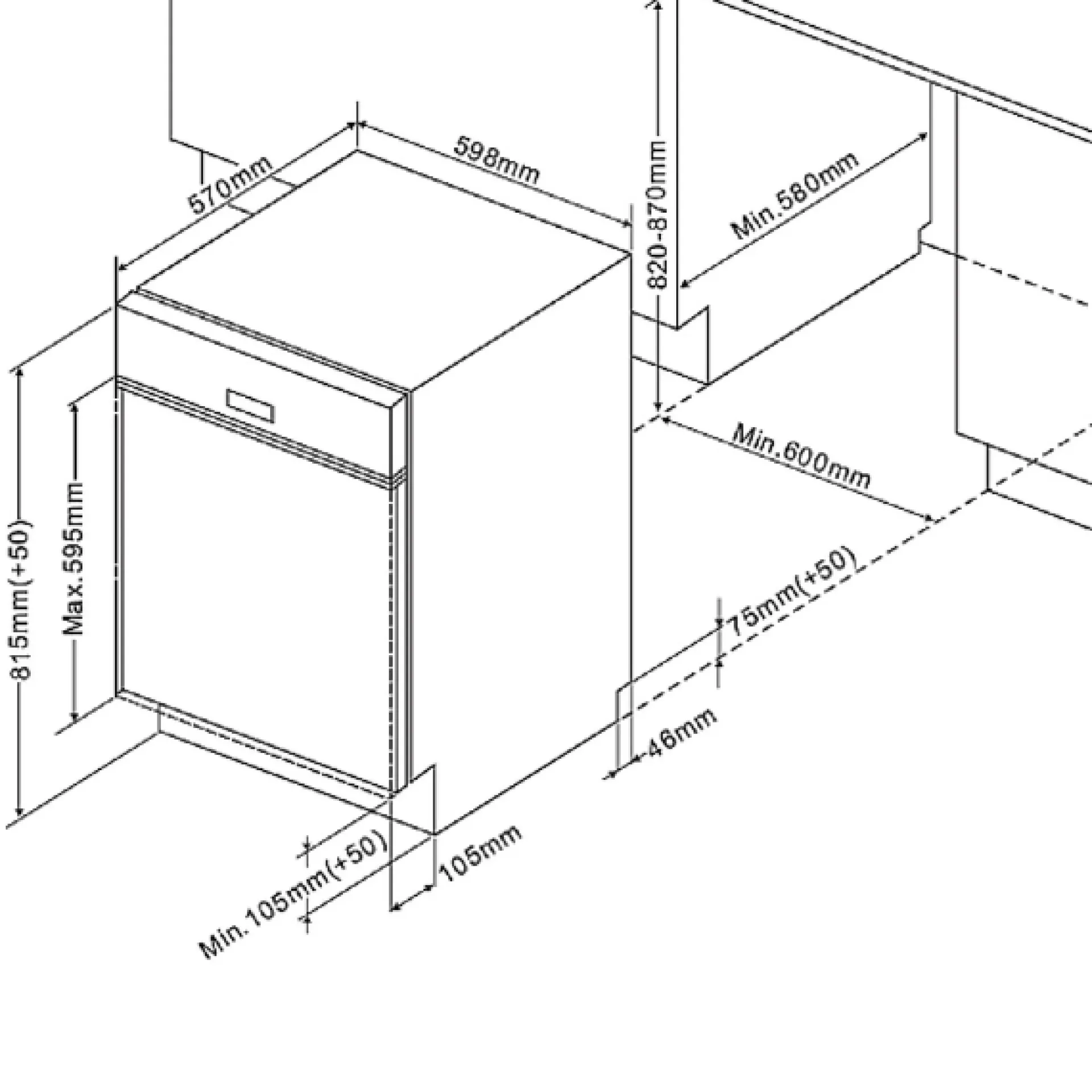Held Küchenzeile Ragnar 300cm mit Geschirrspüler und Backofen - Hochglanz
