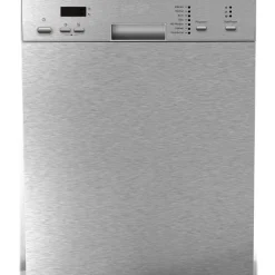Held Küchenzeile Ragnar 280cm mit Mikrowelle, Kühlschrank, Backofen und Geschirrspüler - hochglänzend weiß