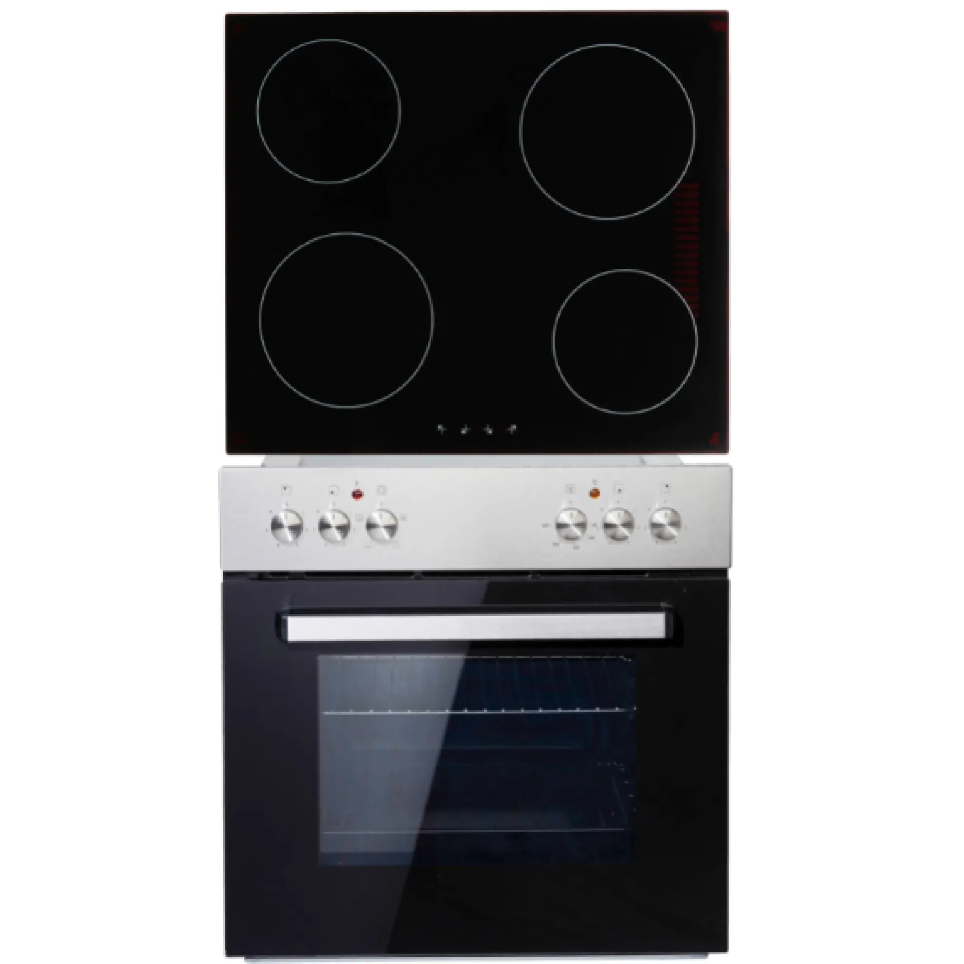 Held Küchenzeile Ragnar 280cm mit Mikrowelle, Kühlschrank, Backofen und Geschirrspüler - hochglanz