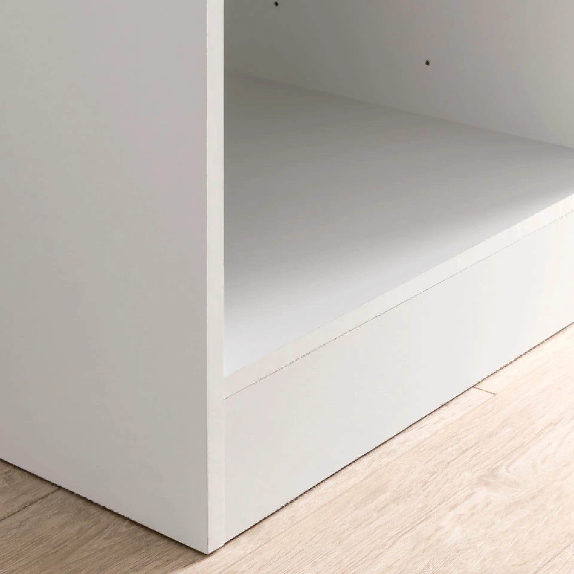 Held Küchenzeile Ragnar 330cm mit Platz für Kühlschrank, Backofen und Geschirrspüler - hochglänzend weiß
