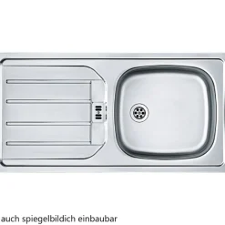 Held Küchenzeile Sorrella 210cm mit Platz für Backofen - Eiche/Graphit
