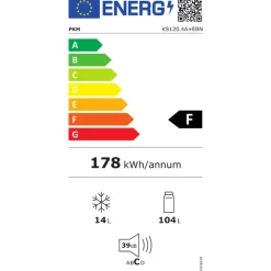 Held Küchenzeile Toto 190cm mit Kochfeld und Kühlschrank - /marmoriert