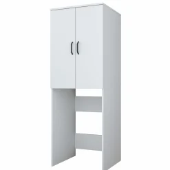 KD110 Waschmaschinenschrank | 100 % MELAMIN | Weiß