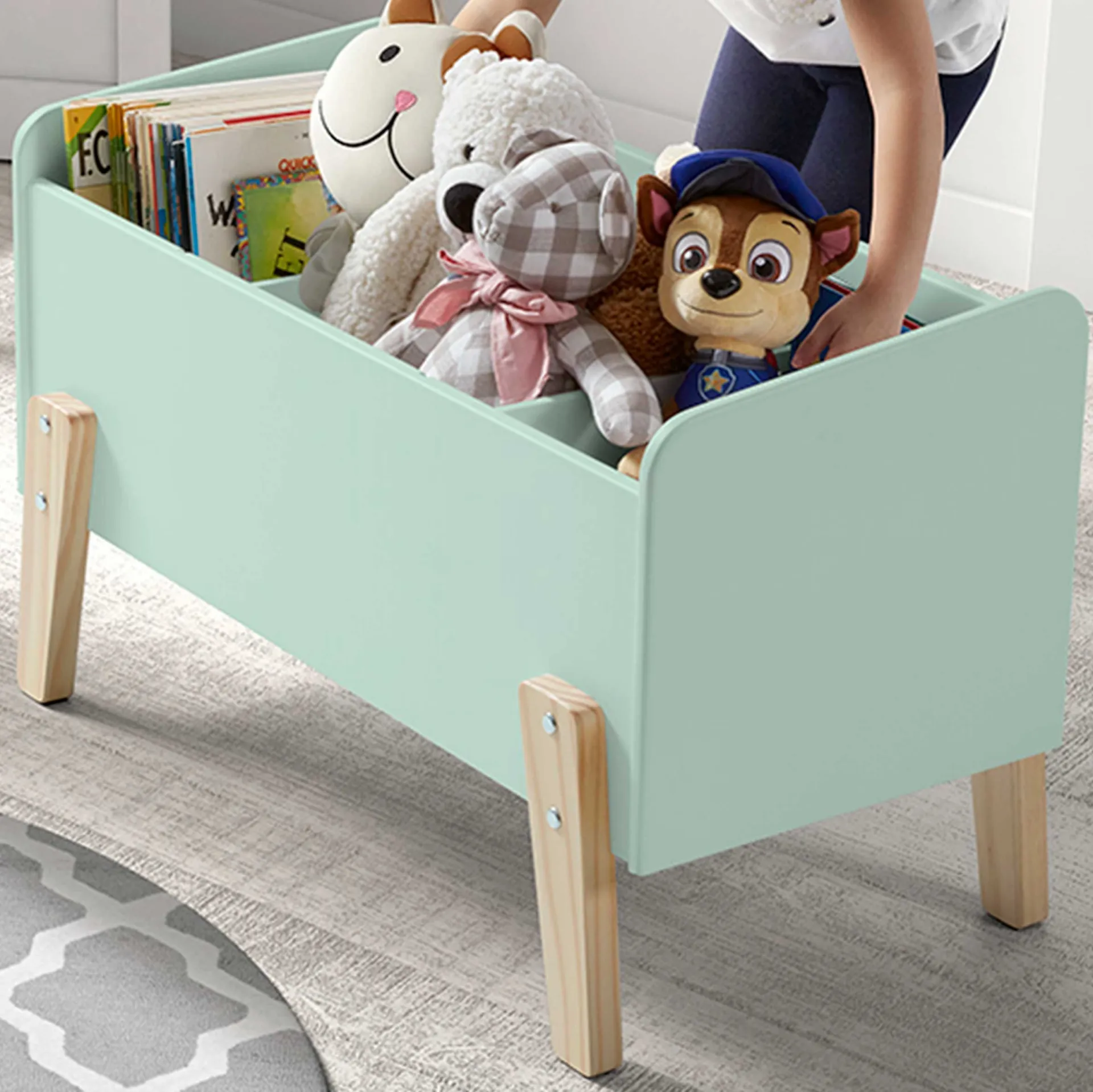 Kinder Vipack Kiddy Spielzeugkiste - mint