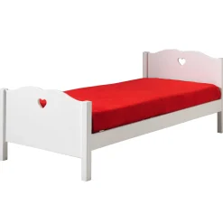 Kinderbett Amori mit Bettschublade MDF - weiß