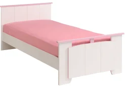 Kinderbett Biotiful girl 90x190 cm - rosa/weiß