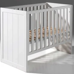 Kinderbett Erik mit Bettseiten für Einzelbett - weiß