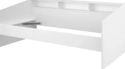 Kinderbett Sleep 90x200cm mit Stauraum - weiß/Eiche Dekor
