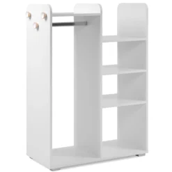 Kinderkleiderschrank Lala - 80x40x110cm - weiß