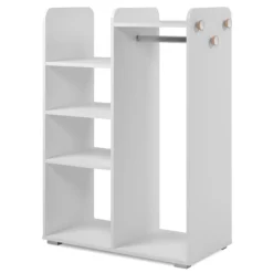 Kinderkleiderschrank Lala - 80x40x110cm - weiß