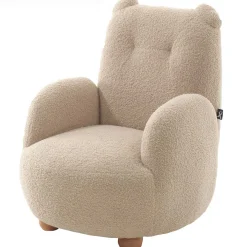 Kinder Vipack Kindersessel Rocky Bär - 60x57x67,5cm - Bouclé Stoff