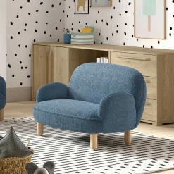 Kinder Vipack Kindersofa Rocky - 89x54x45cm - er Bouclé-Stoff