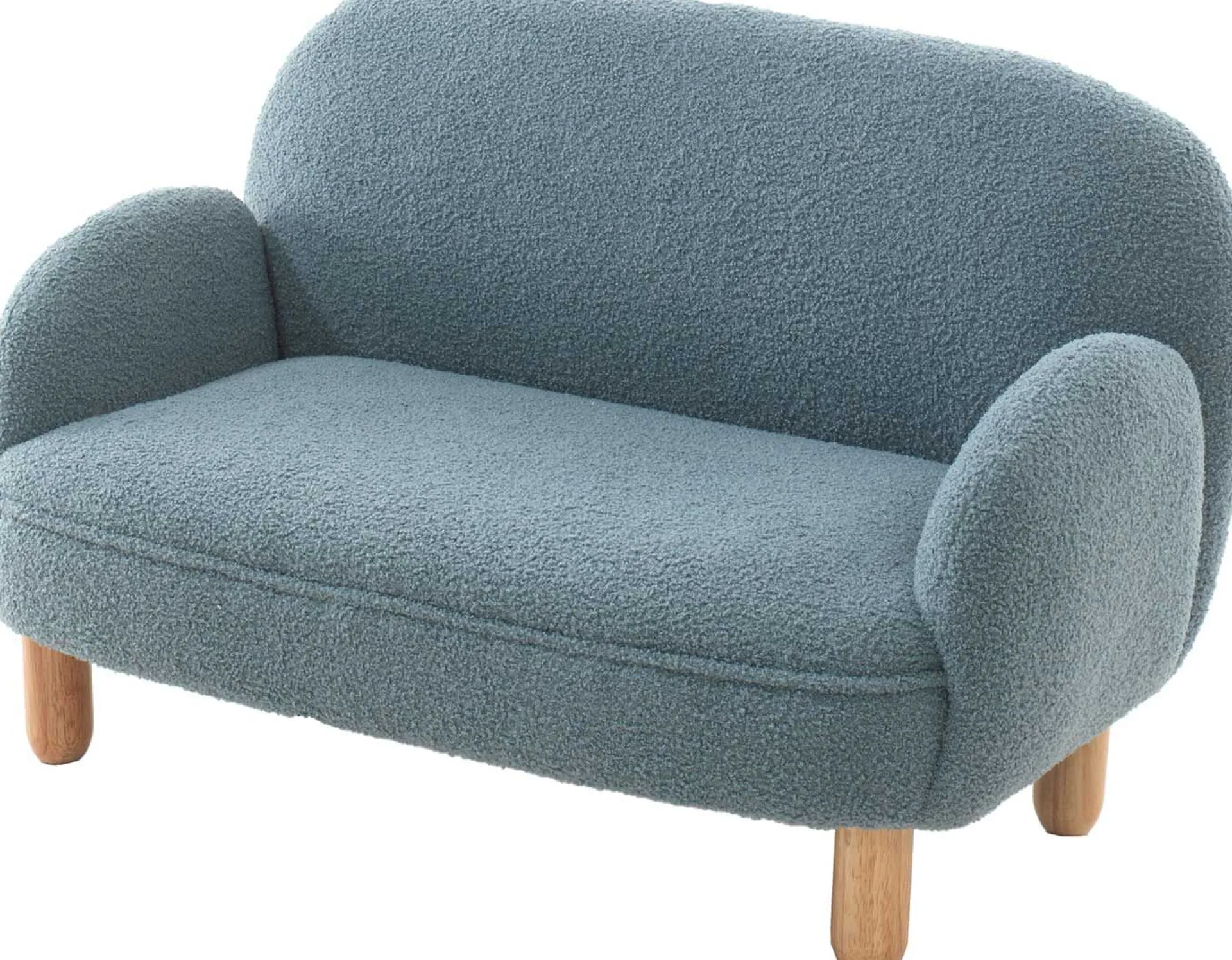 Kinder Vipack Kindersofa Rocky - 89x54x45cm - er Bouclé-Stoff
