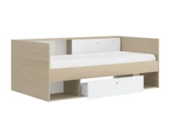 Kinder- und Jugendbett mit Stauraum Alicia | 90 x 200 cm | Design Châtaignier
