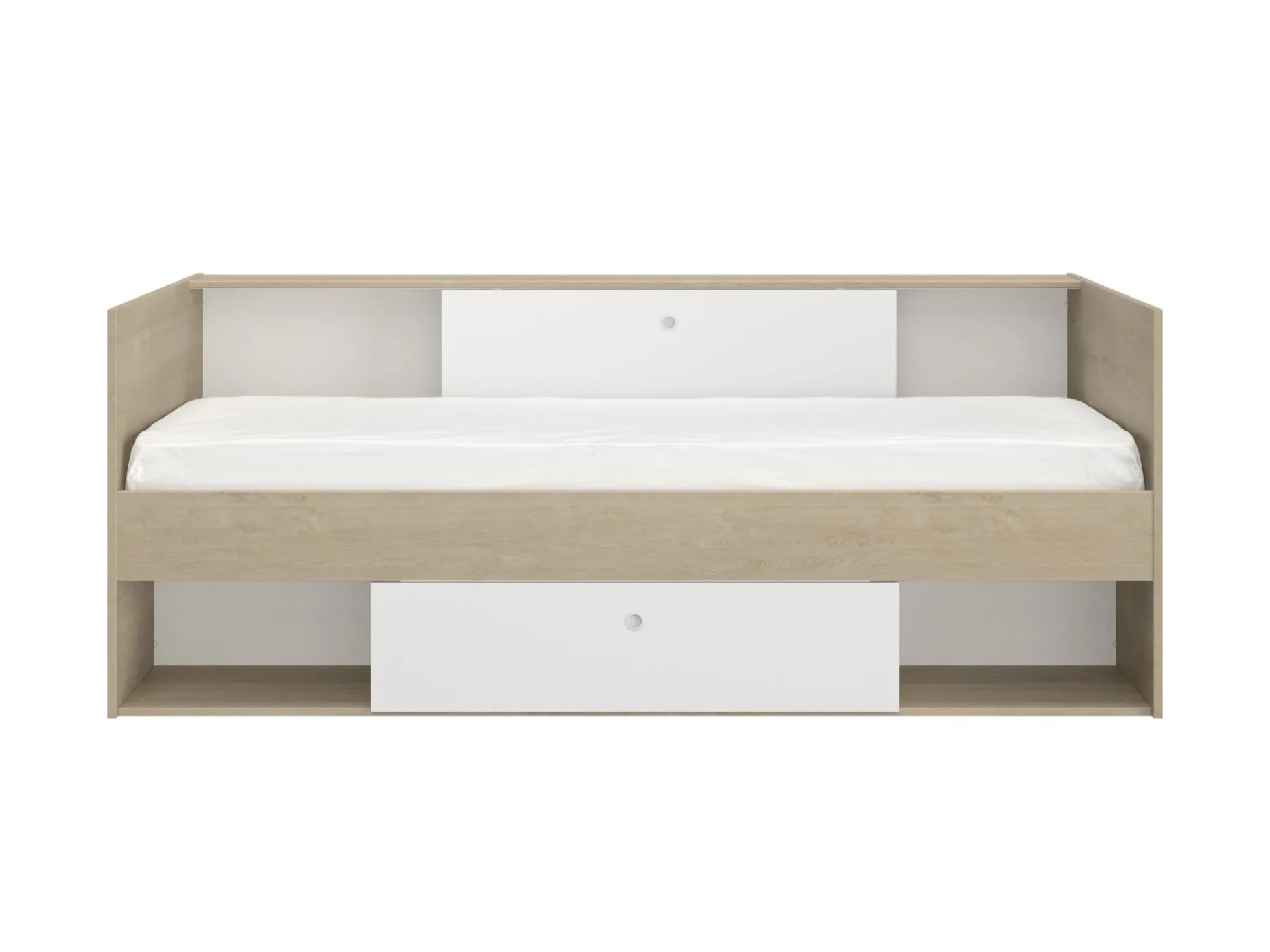 Kinder- und Jugendbett mit Stauraum Alicia | 90 x 200 cm | Design Châtaignier