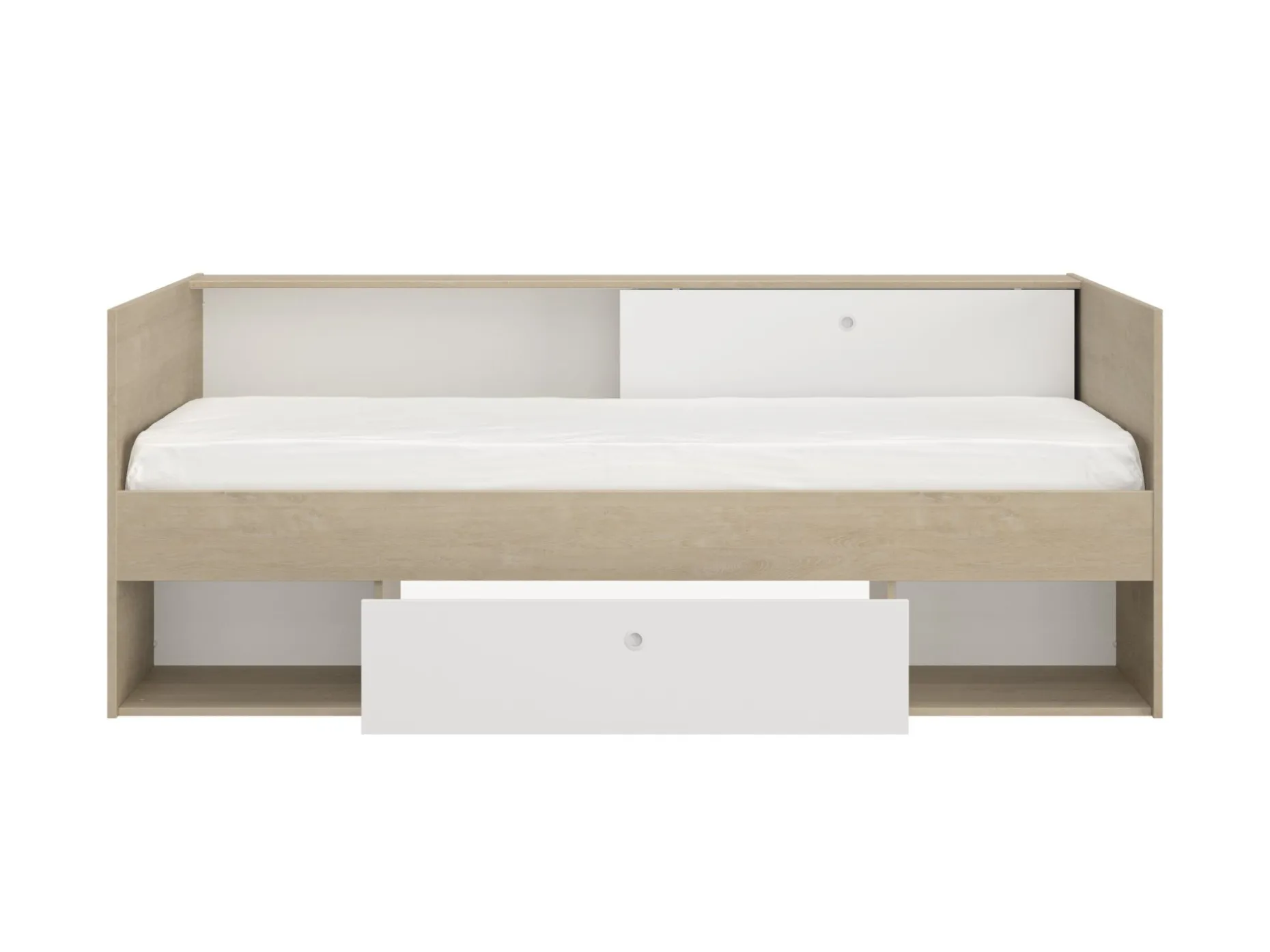 Kinder- und Jugendbett mit Stauraum Alicia | 90 x 200 cm | Design Châtaignier