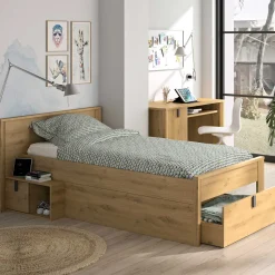 Kinder- und Jugendbett mit Stauraum Lugano | 90 x 200 cm | Artisan Oak Design