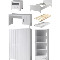 Kinder Vipack Kinderzimmer Erik 9 (inkl.Lattenrost)-