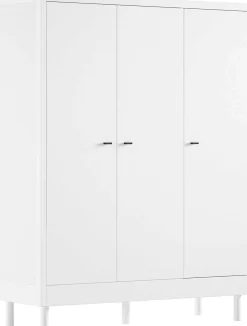 Kinder Vipack Kinderzimmer Forrest: Nachttisch, Bett 90x200, Kleiderschrank - buche