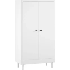 Kinder Vipack Kinderzimmer Forrest: Nachttisch, Bett 90x200, Kleiderschrank, Regal - buche