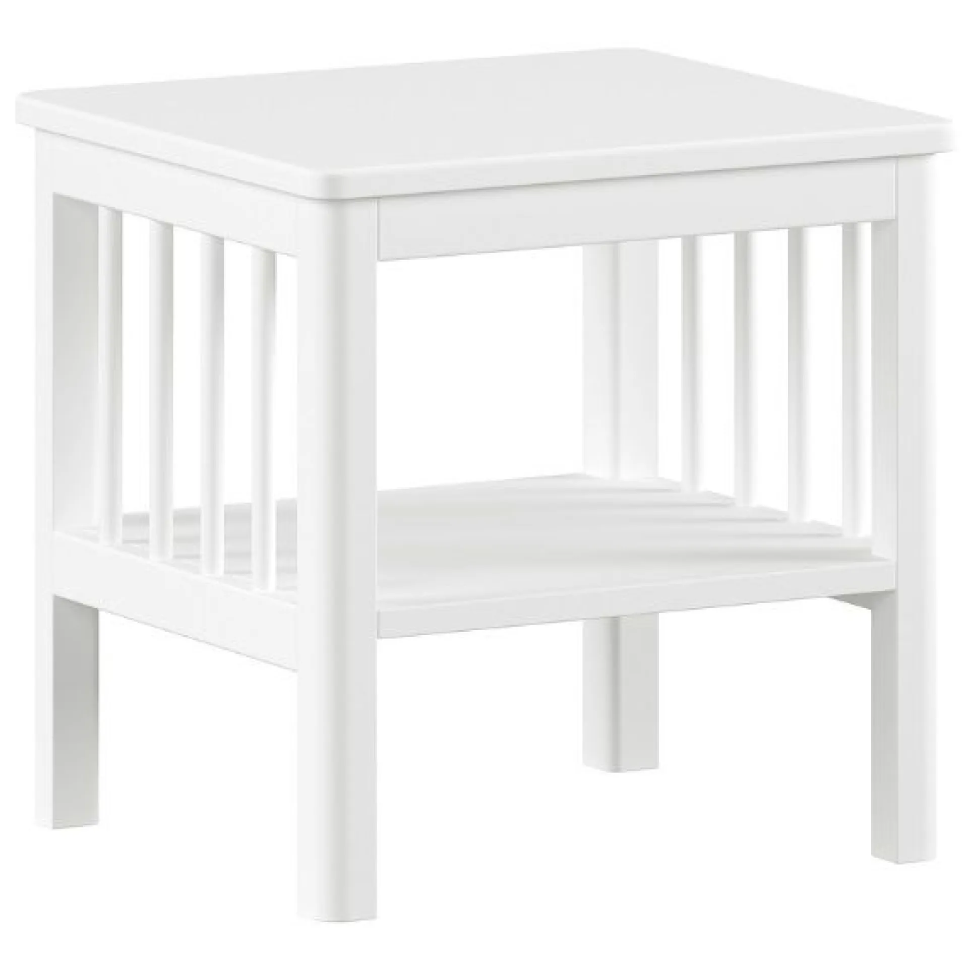 Kinder Vipack Kinderzimmer Forrest: Nachttisch, Bett 90x200 - buche