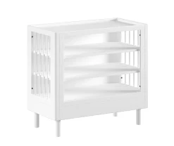 Kinder Vipack Kinderzimmer Forrest: Nachttisch, Bett 90x200, Kleiderschrank, Regal - buche