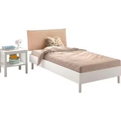 Kinderzimmer Forrest: Nachttisch, Bett 90x200 - Weißbuche