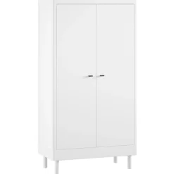 Kinderzimmer Forrest: Nachttisch, Bett 90x200, Kleiderschrank, Kommode - Weißbuche
