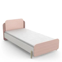 Kinder CBA Kinderzimmer Janne: Bett 90x190cm, Nachttisch, Kommode, Kleiderschrank, Schreibtisch - /weiss