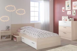 Kinder Parisot Kinderzimmerkombination Charly 90x200cm | Kinderbett, Nachttisch, Kommode