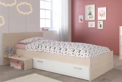 Kinder Parisot Kinderzimmerkombination Charly 90x200cm | Kinderbett, Nachttisch, Kommode